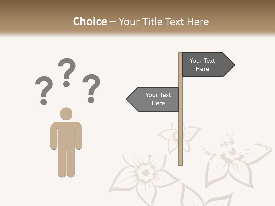 A Black And Gold Floral Powerpoint Presentation PowerPoint Template