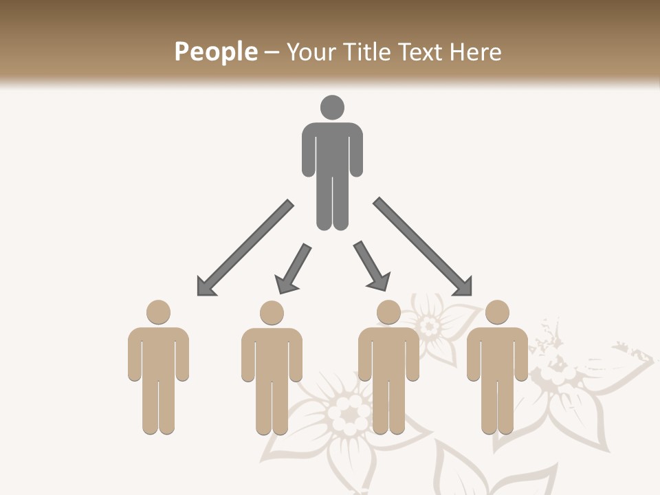 A Black And Gold Floral Powerpoint Presentation PowerPoint Template