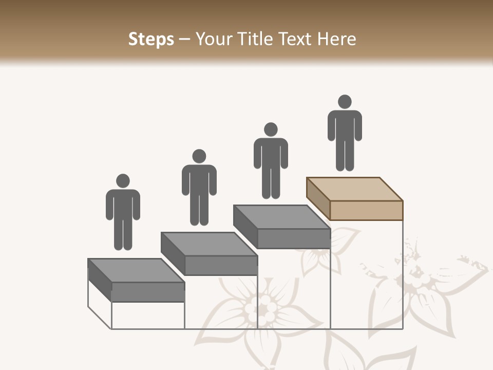 A Black And Gold Floral Powerpoint Presentation PowerPoint Template