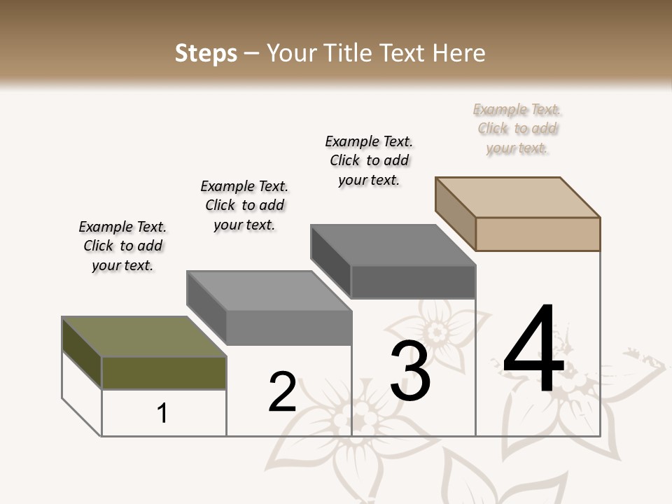 A Black And Gold Floral Powerpoint Presentation PowerPoint Template