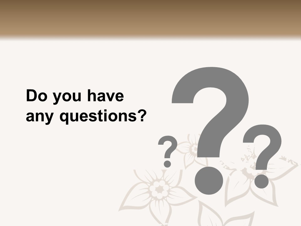 A Black And Gold Floral Powerpoint Presentation PowerPoint Template