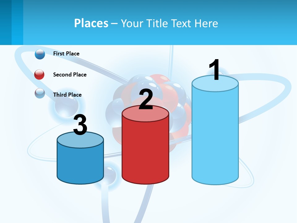 A Blue And Red Sphere With A Red And White Object In The Middle Of It PowerPoint Template