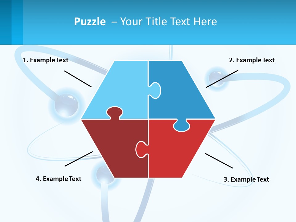 A Blue And Red Sphere With A Red And White Object In The Middle Of It PowerPoint Template