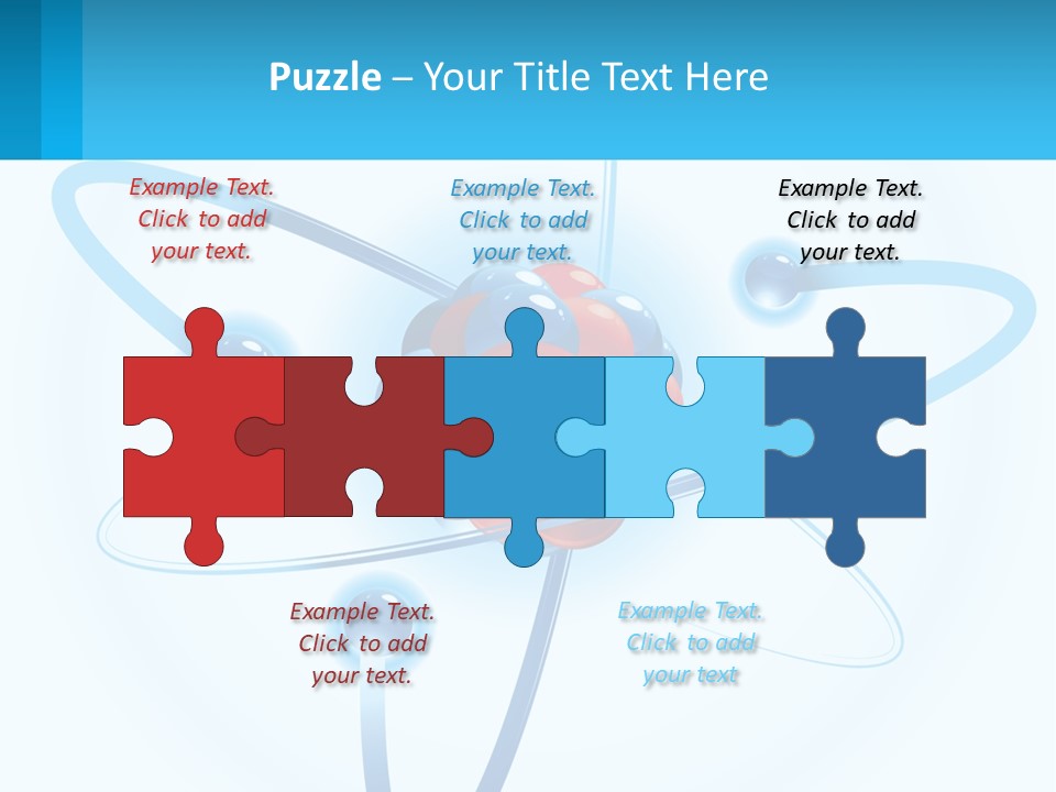 A Blue And Red Sphere With A Red And White Object In The Middle Of It PowerPoint Template