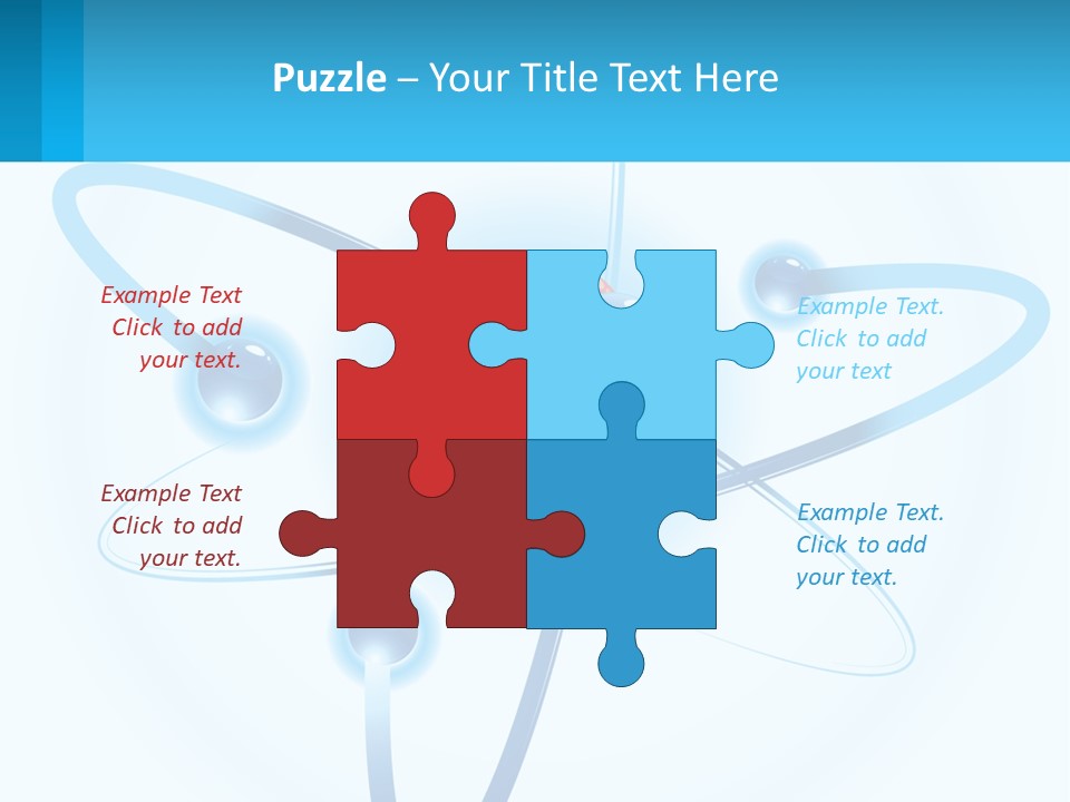 A Blue And Red Sphere With A Red And White Object In The Middle Of It PowerPoint Template