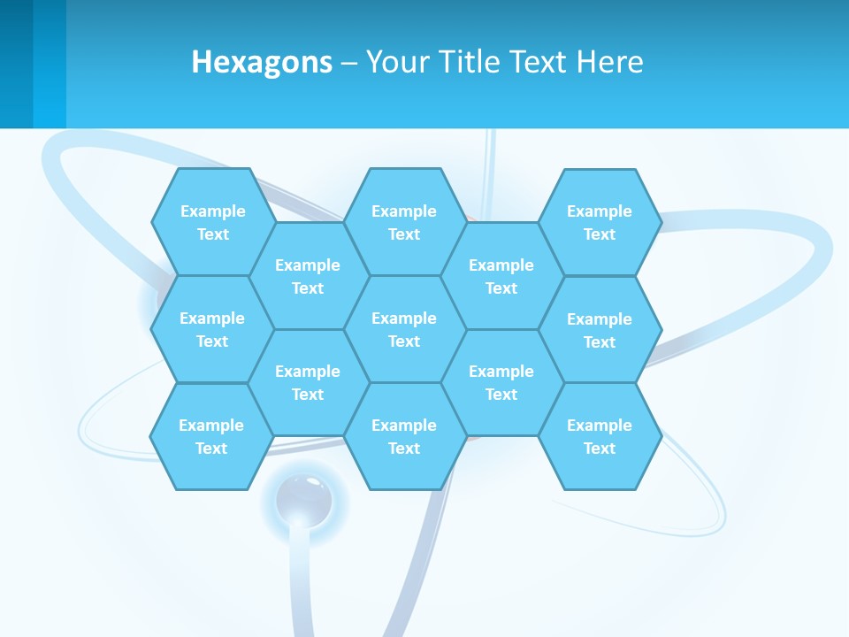 A Blue And Red Sphere With A Red And White Object In The Middle Of It PowerPoint Template