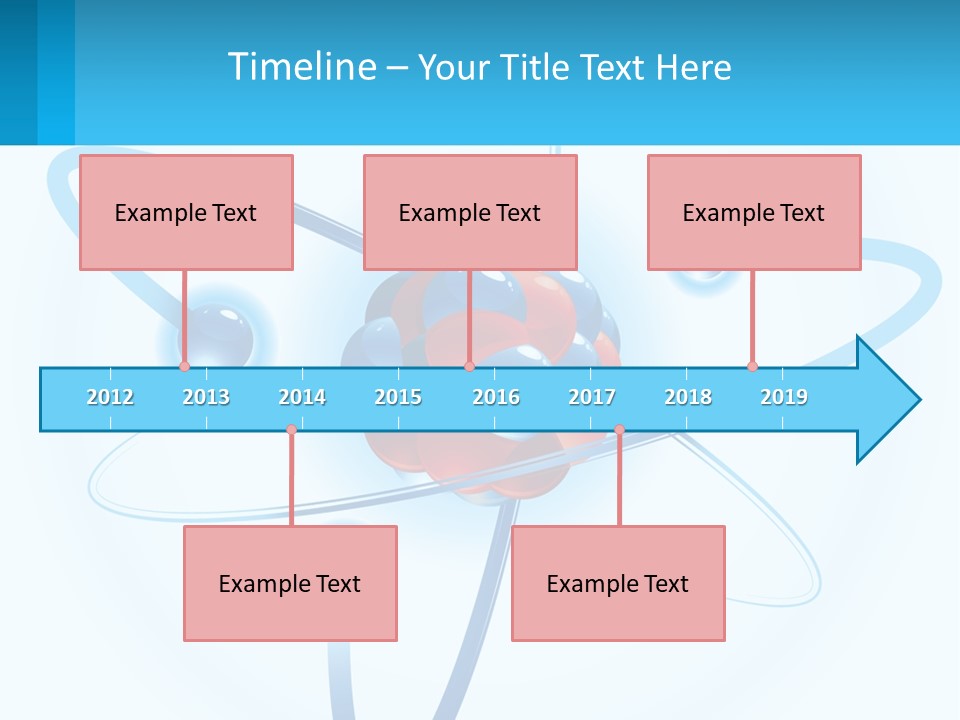 A Blue And Red Sphere With A Red And White Object In The Middle Of It PowerPoint Template