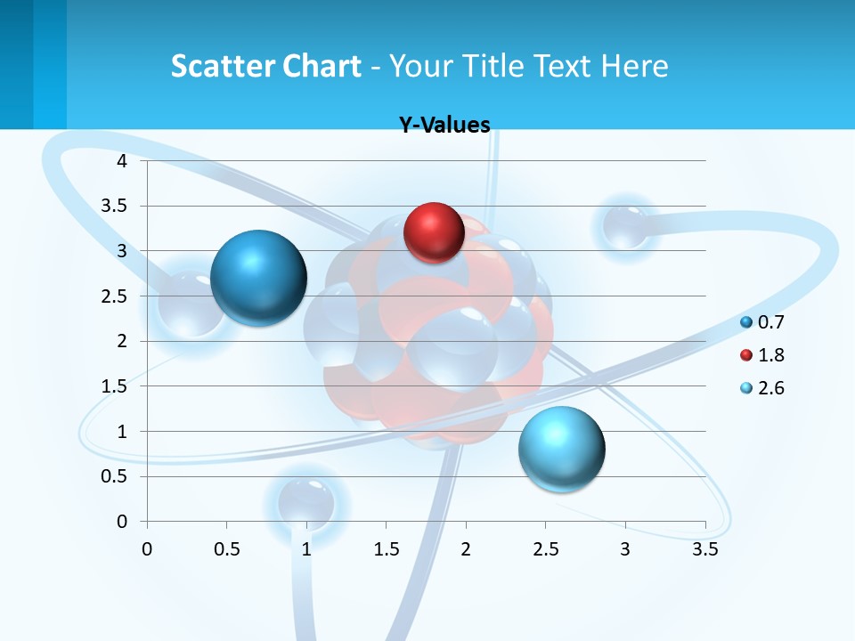 A Blue And Red Sphere With A Red And White Object In The Middle Of It PowerPoint Template