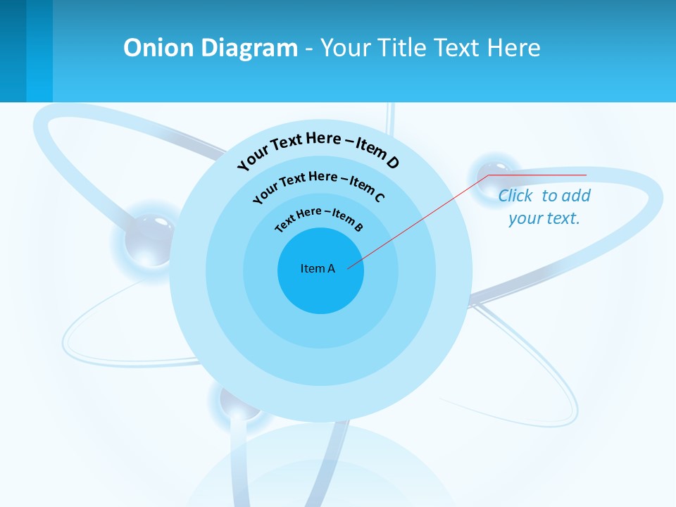 A Blue And Red Sphere With A Red And White Object In The Middle Of It PowerPoint Template