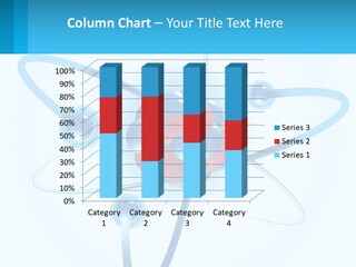A Blue And Red Sphere With A Red And White Object In The Middle Of It PowerPoint Template