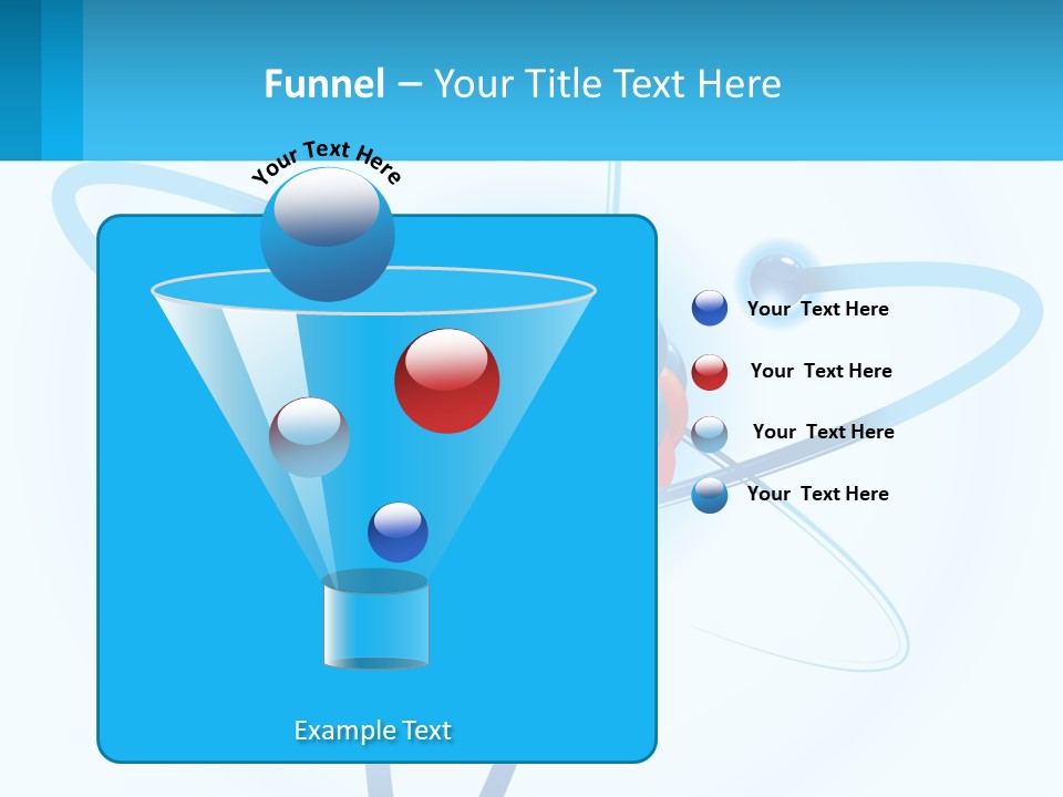 A Blue And Red Sphere With A Red And White Object In The Middle Of It PowerPoint Template