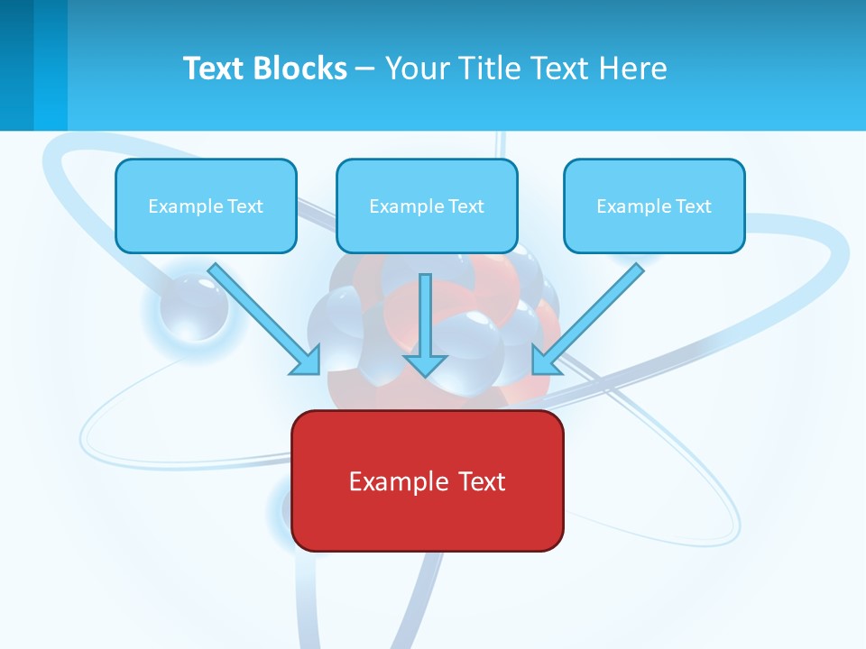 A Blue And Red Sphere With A Red And White Object In The Middle Of It PowerPoint Template