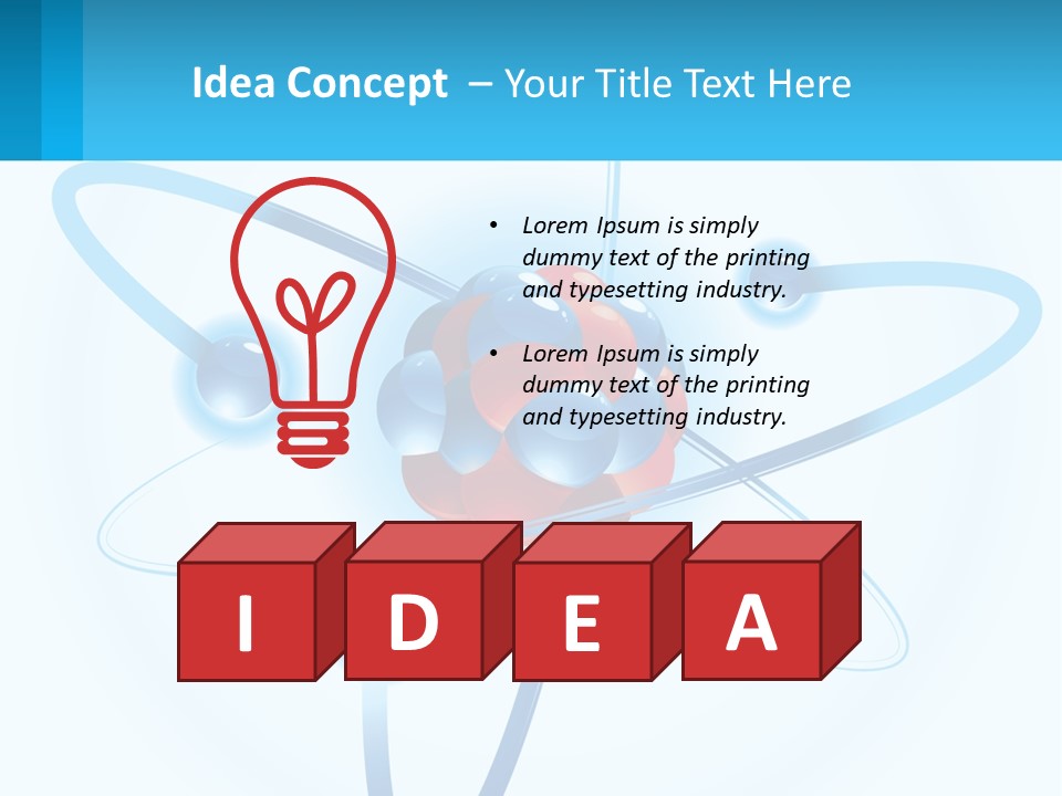 A Blue And Red Sphere With A Red And White Object In The Middle Of It PowerPoint Template