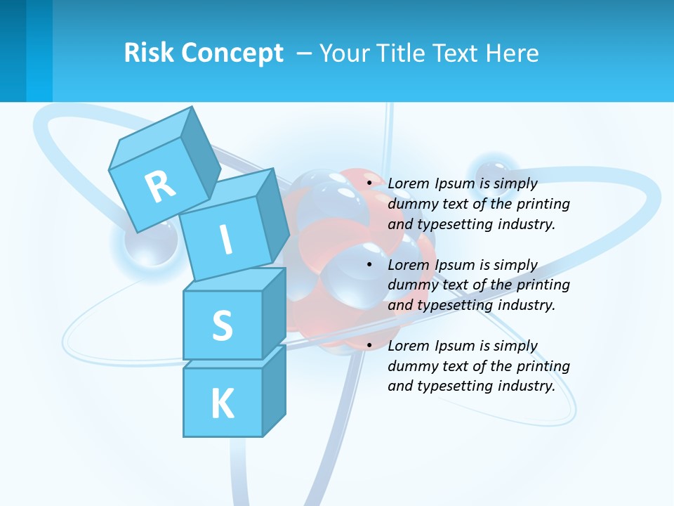 A Blue And Red Sphere With A Red And White Object In The Middle Of It PowerPoint Template