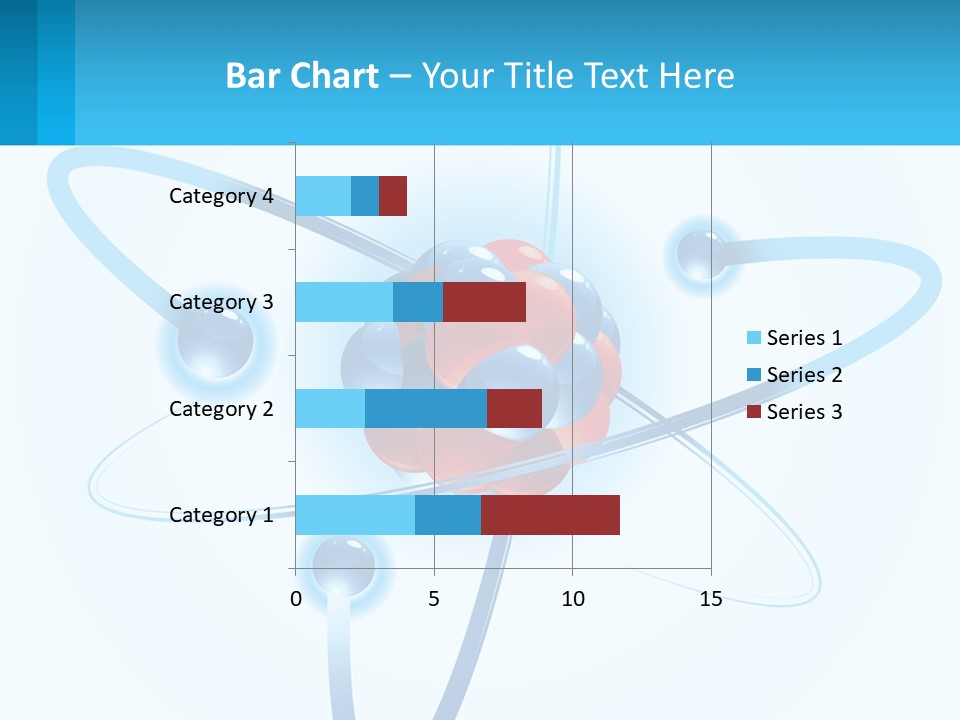 A Blue And Red Sphere With A Red And White Object In The Middle Of It PowerPoint Template