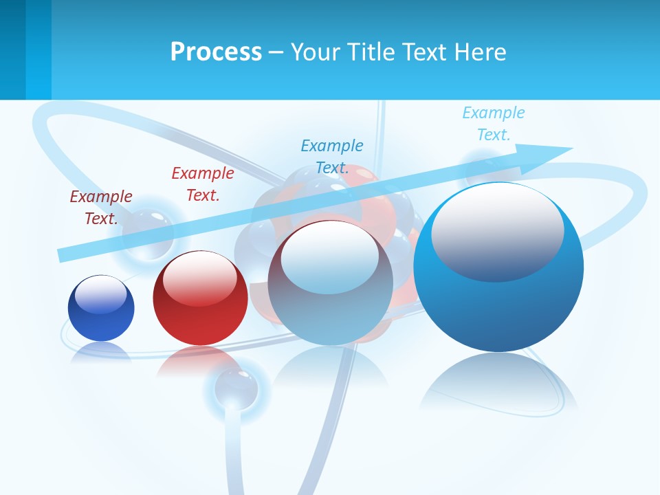 A Blue And Red Sphere With A Red And White Object In The Middle Of It PowerPoint Template