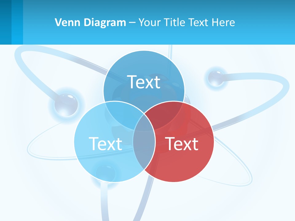 A Blue And Red Sphere With A Red And White Object In The Middle Of It PowerPoint Template