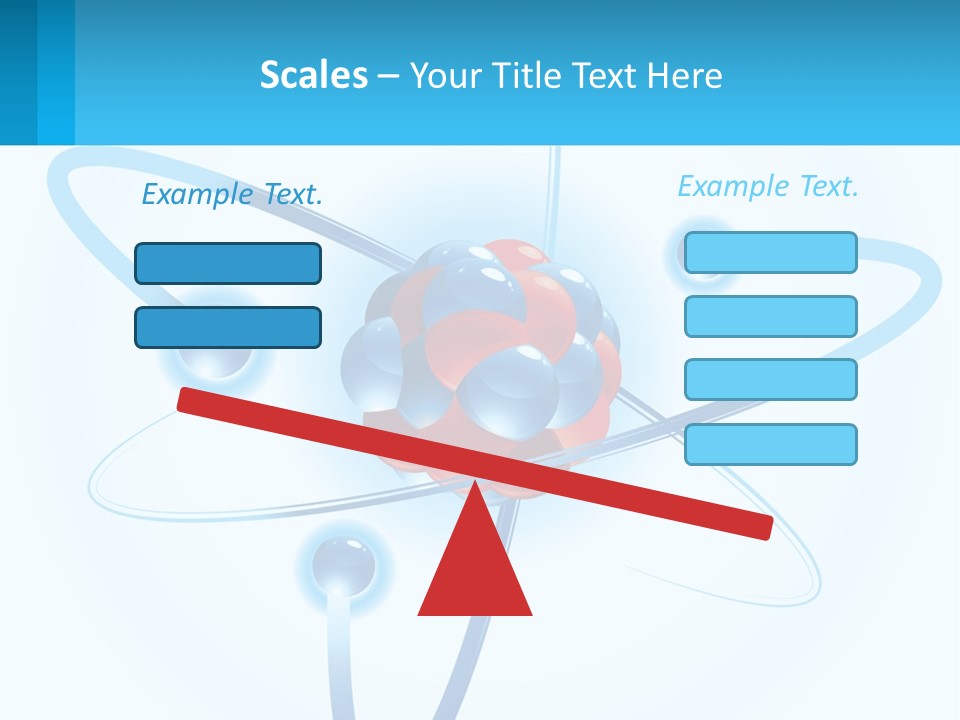 A Blue And Red Sphere With A Red And White Object In The Middle Of It PowerPoint Template