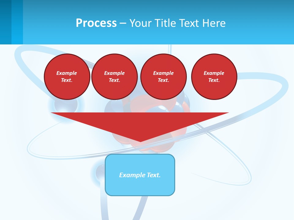 A Blue And Red Sphere With A Red And White Object In The Middle Of It PowerPoint Template