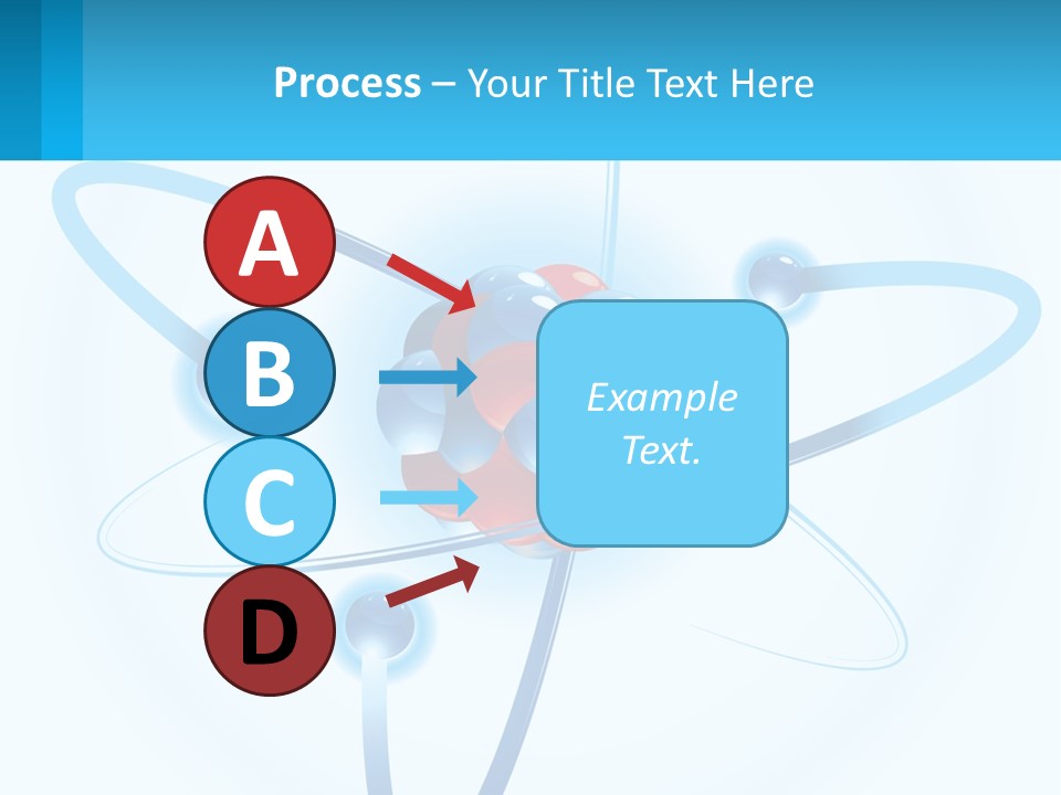 A Blue And Red Sphere With A Red And White Object In The Middle Of It PowerPoint Template
