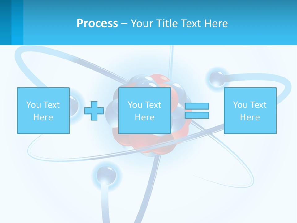 A Blue And Red Sphere With A Red And White Object In The Middle Of It PowerPoint Template