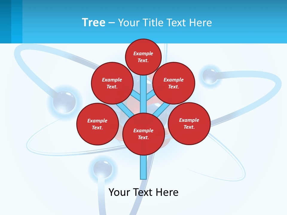A Blue And Red Sphere With A Red And White Object In The Middle Of It PowerPoint Template
