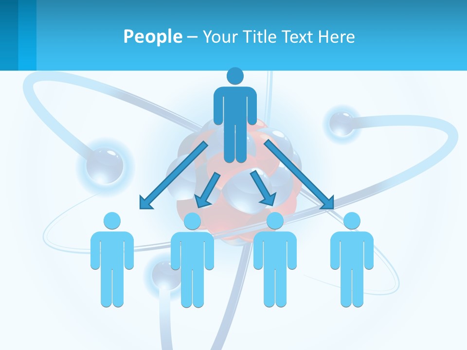 A Blue And Red Sphere With A Red And White Object In The Middle Of It PowerPoint Template