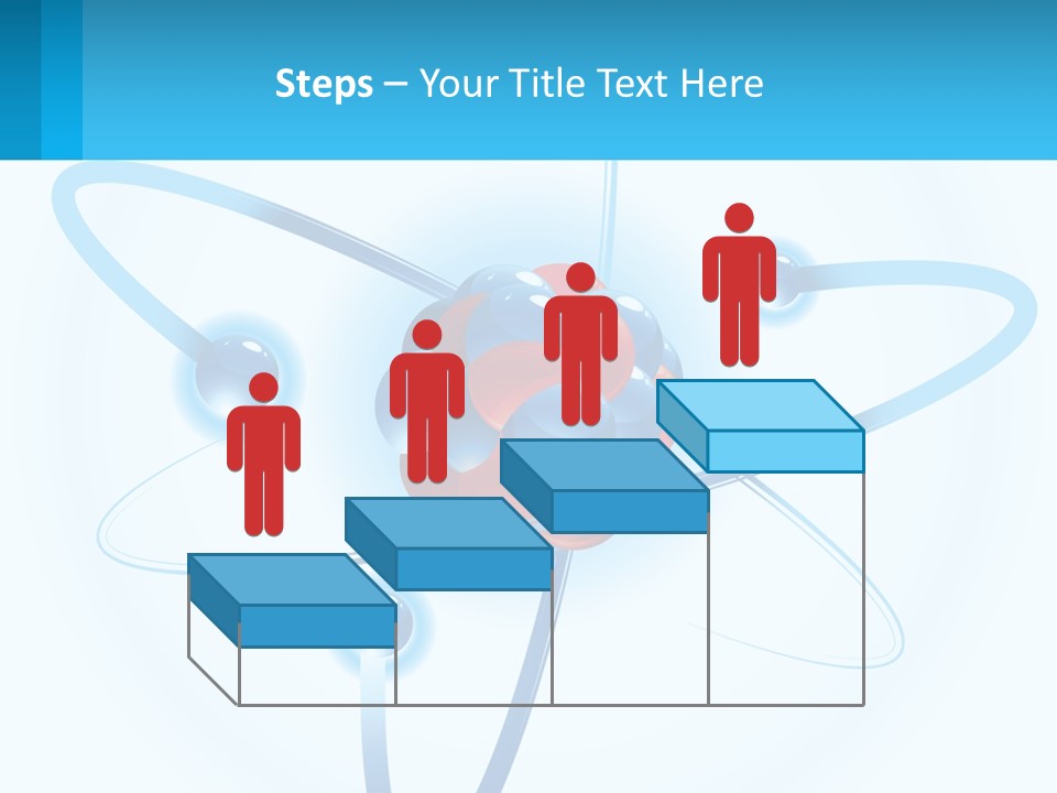 A Blue And Red Sphere With A Red And White Object In The Middle Of It PowerPoint Template
