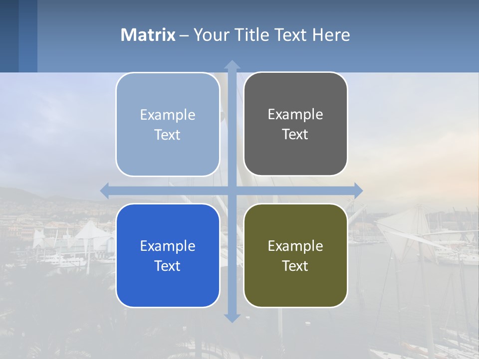 A Picture Of A Boat In The Water PowerPoint Template