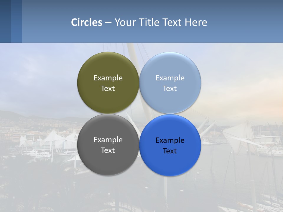 A Picture Of A Boat In The Water PowerPoint Template