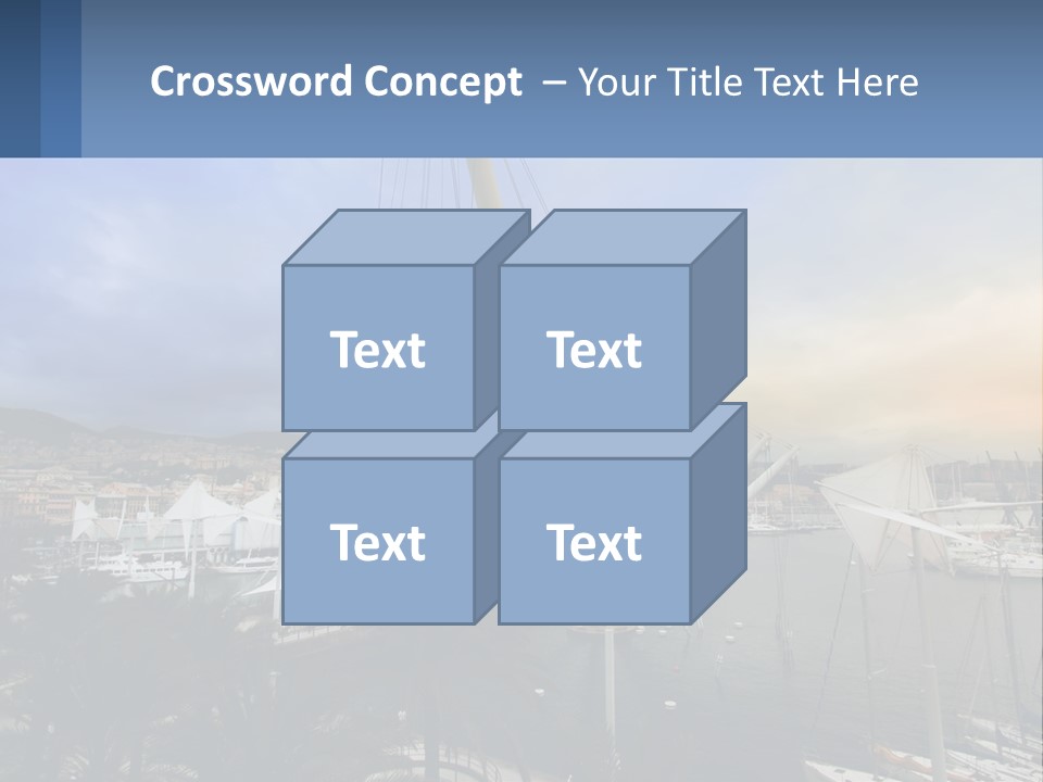 A Picture Of A Boat In The Water PowerPoint Template