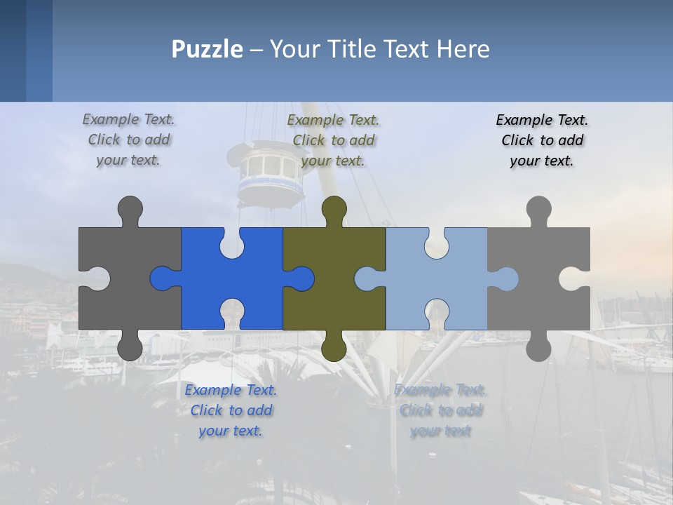 A Picture Of A Boat In The Water PowerPoint Template