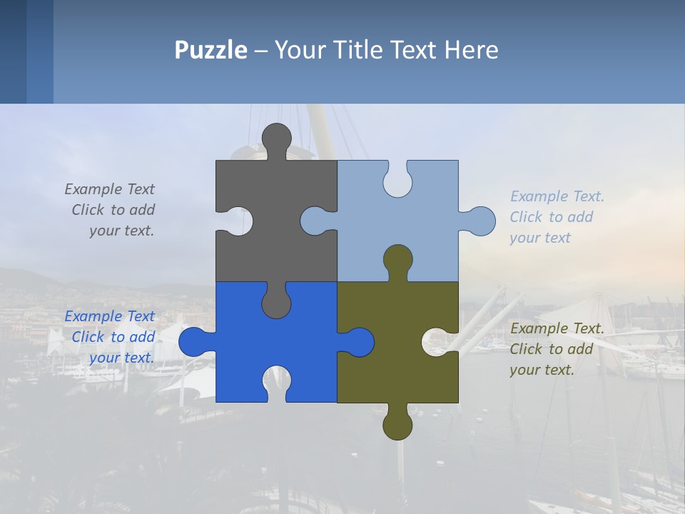 A Picture Of A Boat In The Water PowerPoint Template