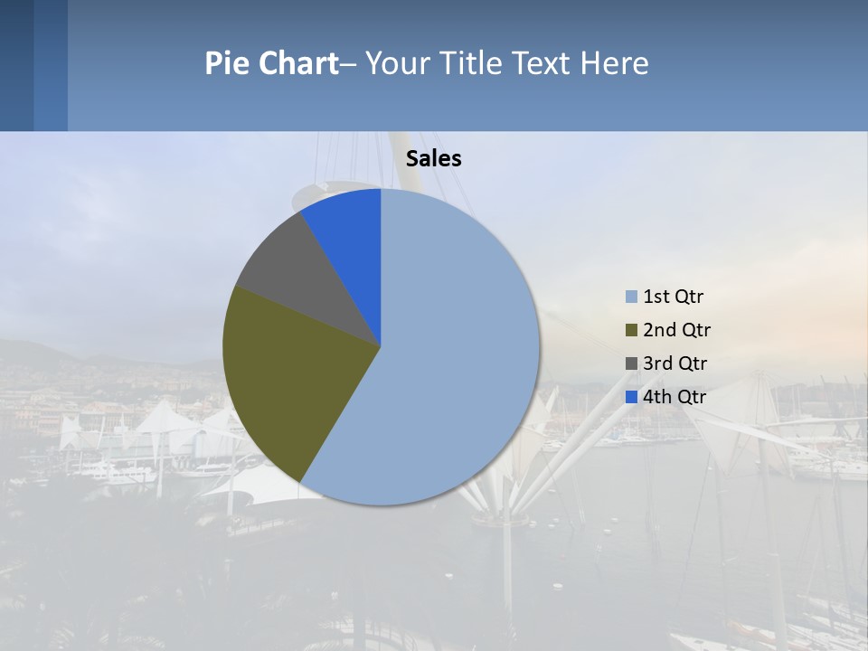 A Picture Of A Boat In The Water PowerPoint Template