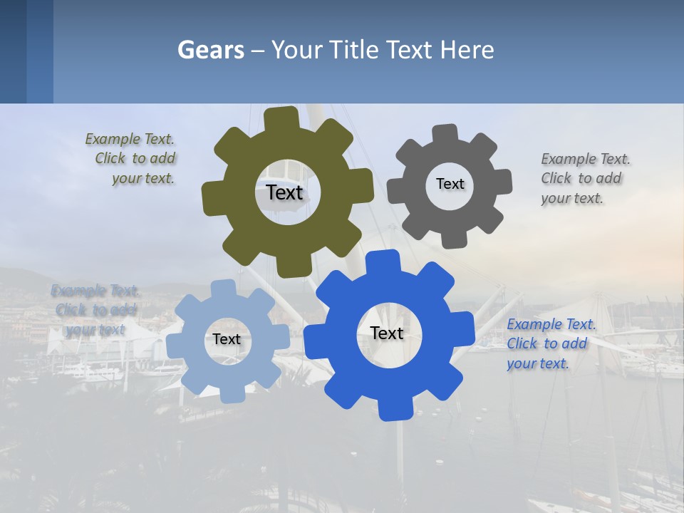 A Picture Of A Boat In The Water PowerPoint Template