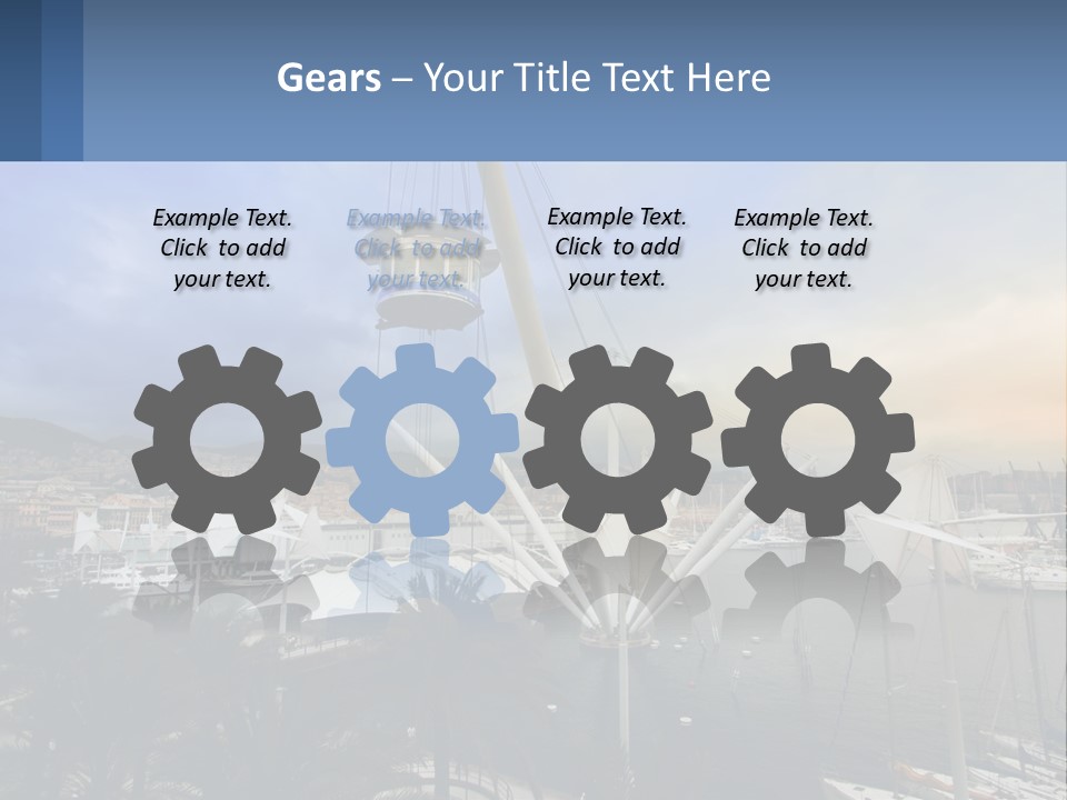 A Picture Of A Boat In The Water PowerPoint Template