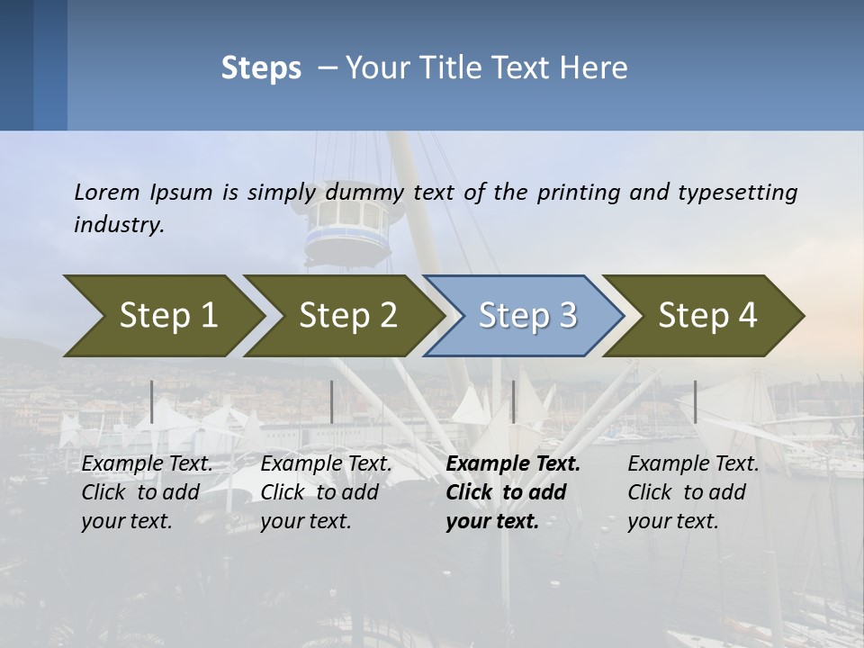 A Picture Of A Boat In The Water PowerPoint Template