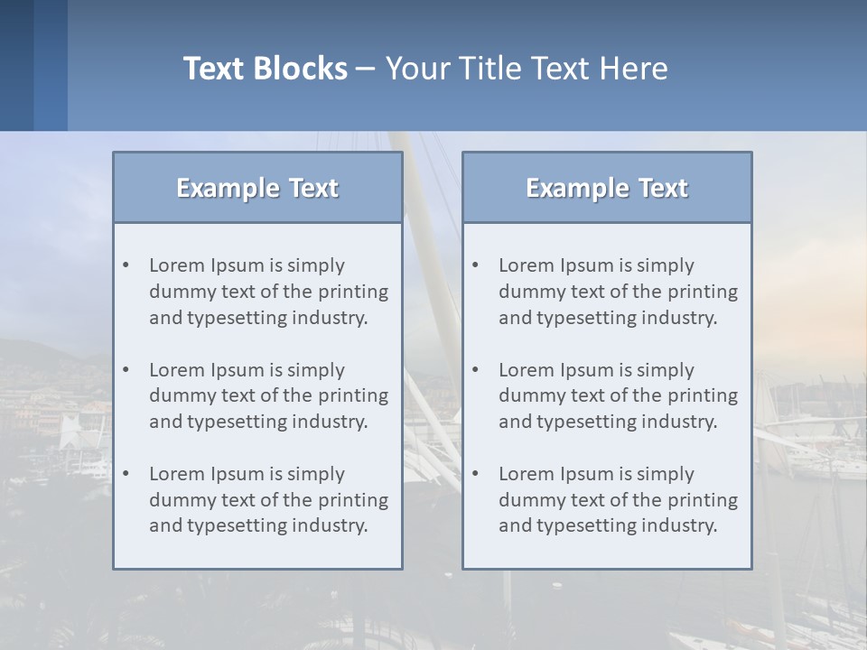 A Picture Of A Boat In The Water PowerPoint Template