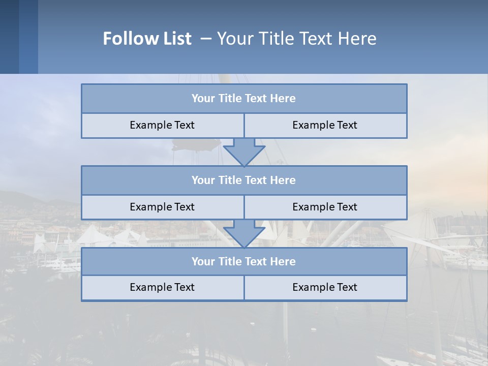 A Picture Of A Boat In The Water PowerPoint Template