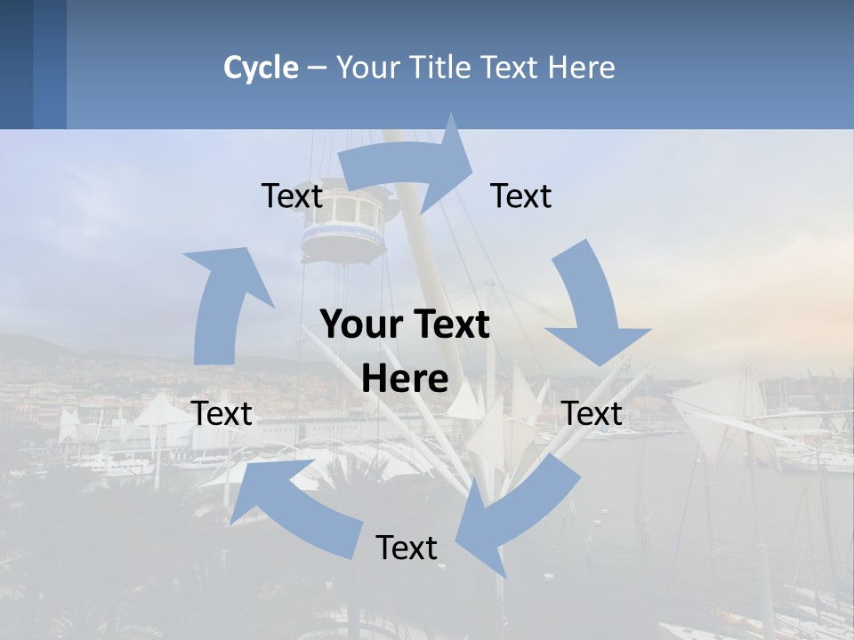 A Picture Of A Boat In The Water PowerPoint Template