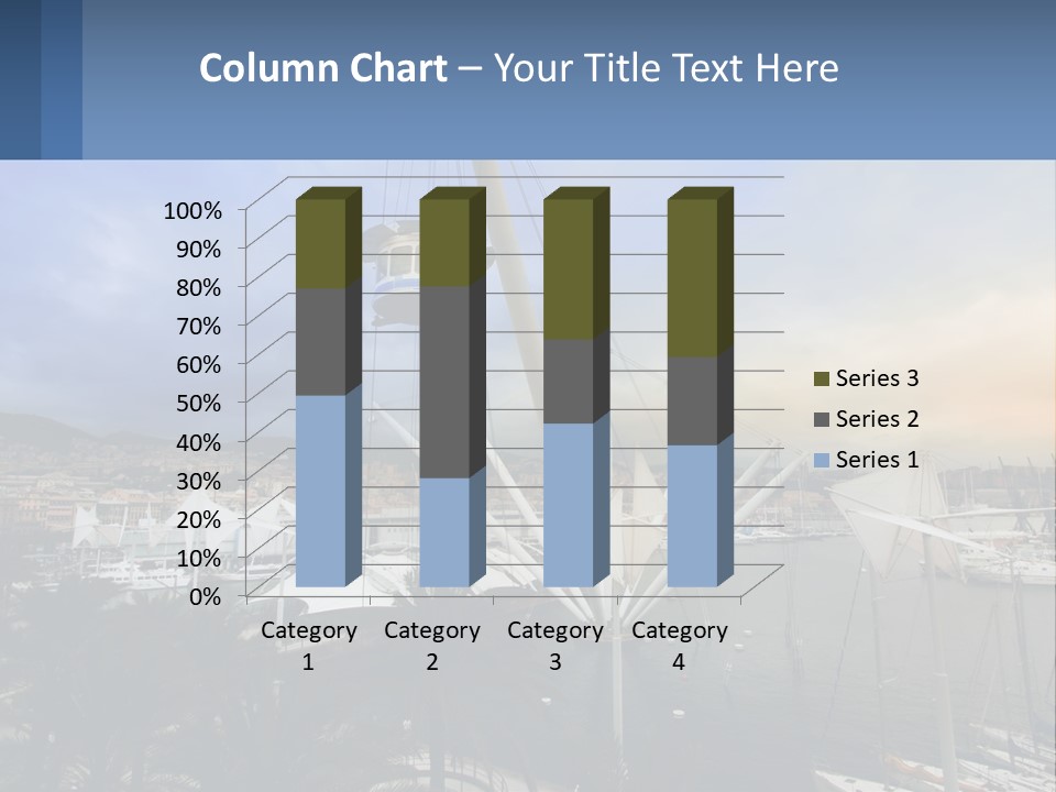 A Picture Of A Boat In The Water PowerPoint Template