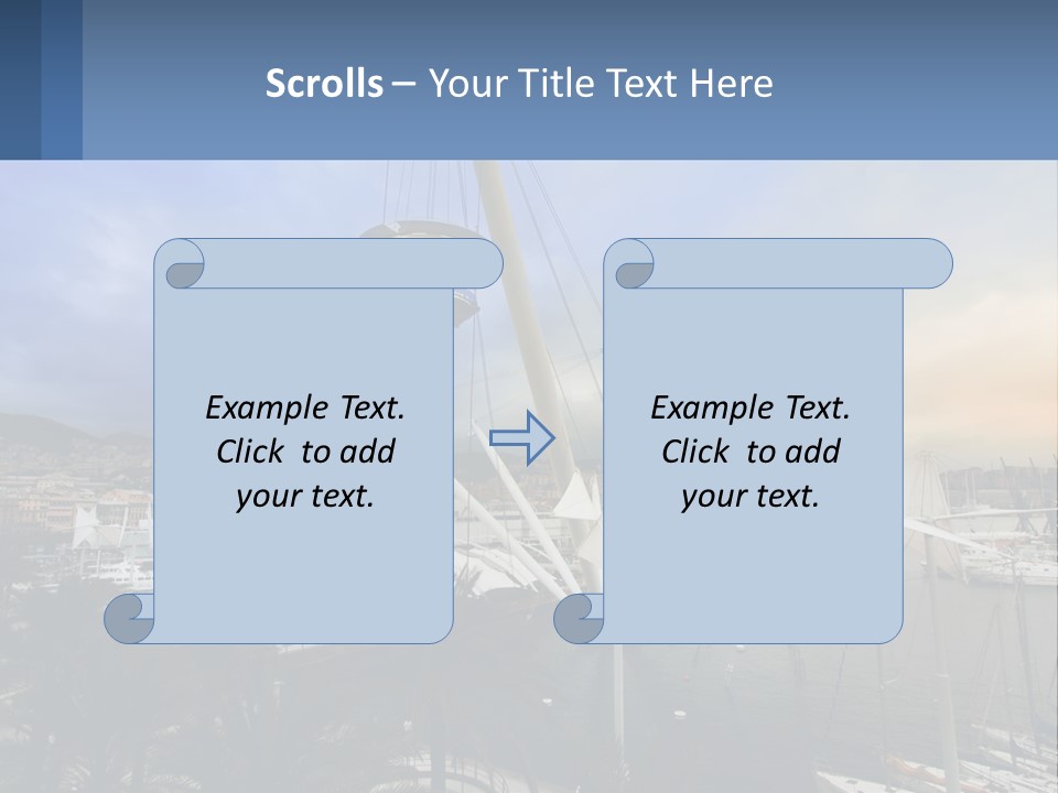 A Picture Of A Boat In The Water PowerPoint Template