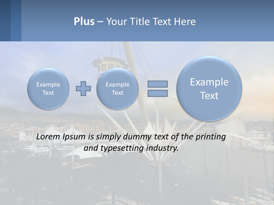A Picture Of A Boat In The Water PowerPoint Template