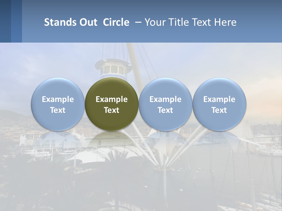 A Picture Of A Boat In The Water PowerPoint Template