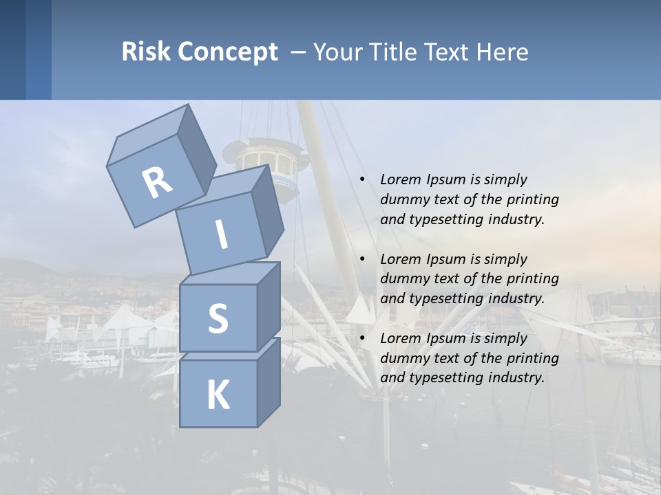 A Picture Of A Boat In The Water PowerPoint Template