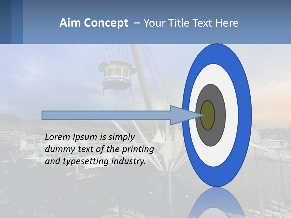 A Picture Of A Boat In The Water PowerPoint Template