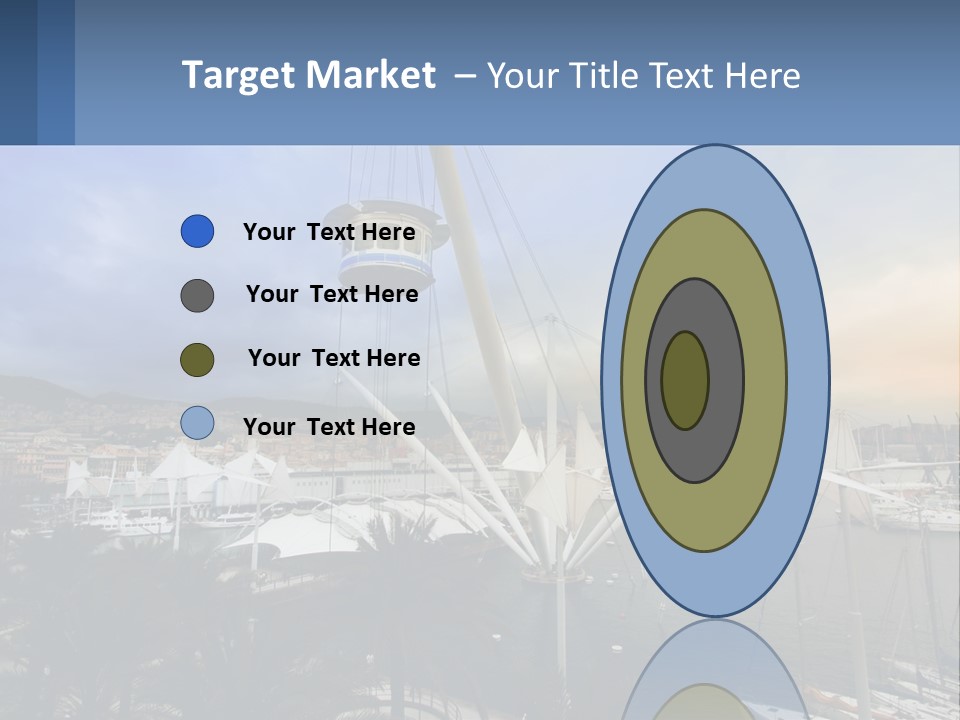 A Picture Of A Boat In The Water PowerPoint Template