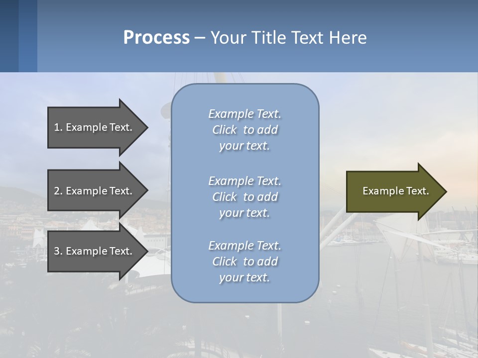 A Picture Of A Boat In The Water PowerPoint Template