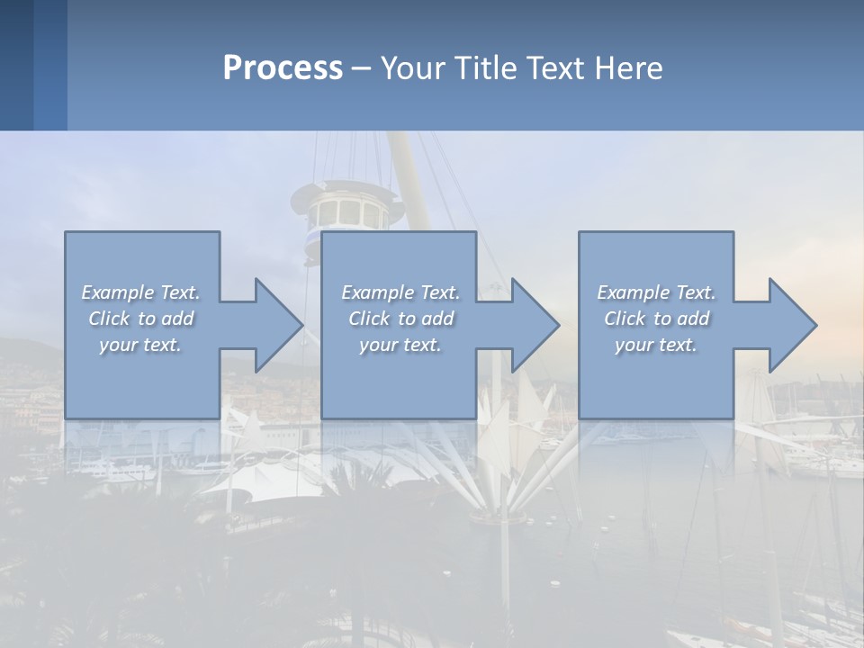 A Picture Of A Boat In The Water PowerPoint Template