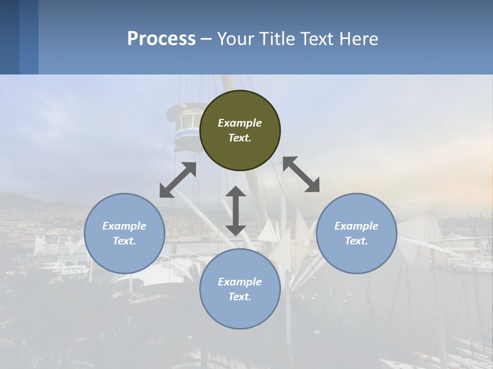 A Picture Of A Boat In The Water PowerPoint Template